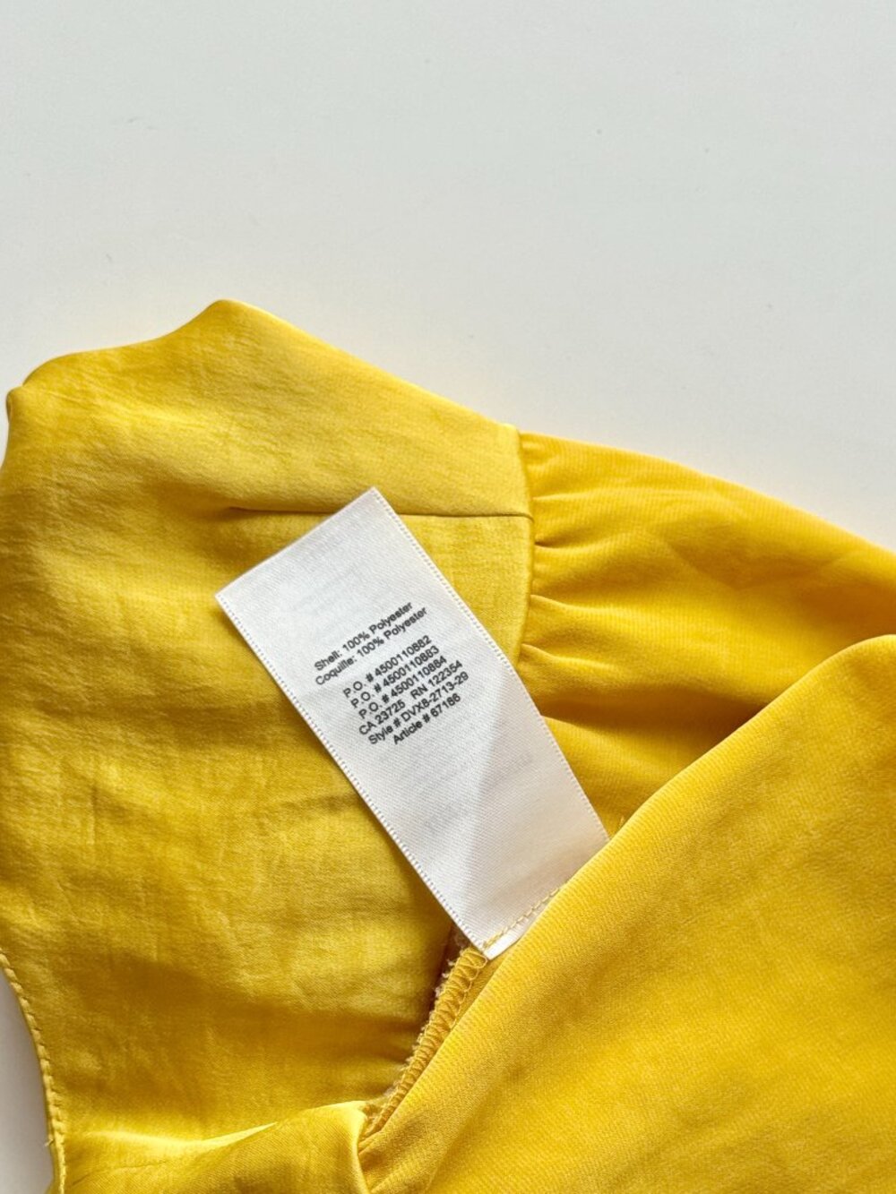 Aritzia LITTLE MOON Lover Gold Yellow Satin Cropped Peplum Tank Top, Size S - Picture 11 of 16